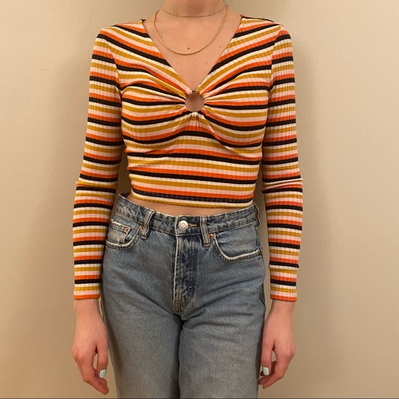 Topshop Tops - Topshop cropped tee